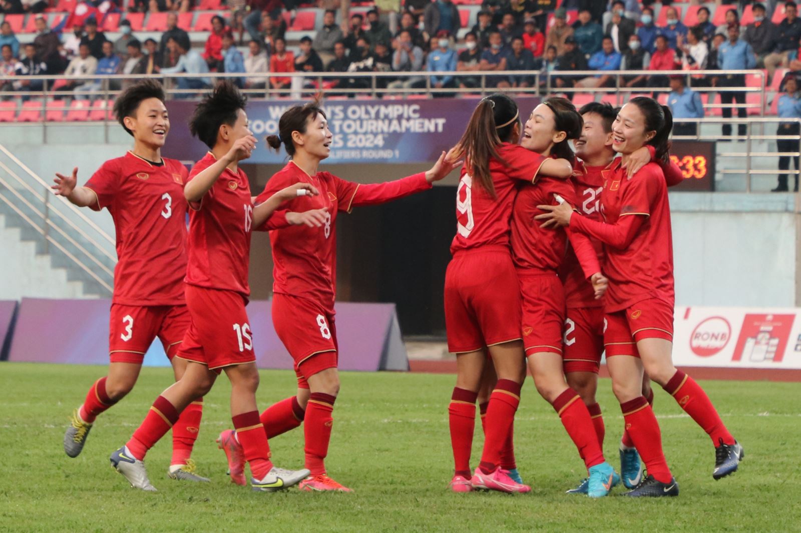 La selección femenina de Vietnam consigue boletos para la segunda ronda de la eliminatoria olímpica de París 2024