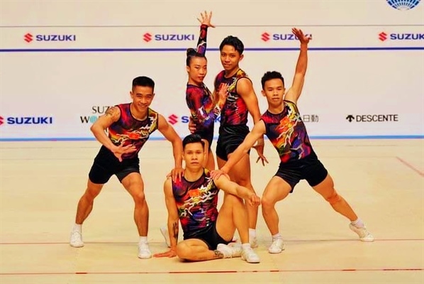 Vietnam gana medalla de oro en Copa Mundial de Aerobic