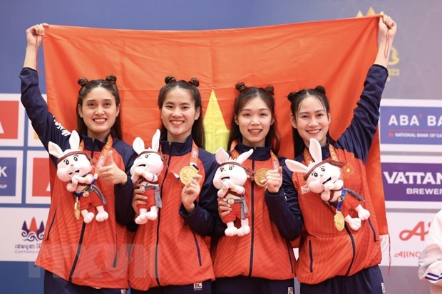 Medallas de oro de Vietnam en SEA Games 32 superan las cien