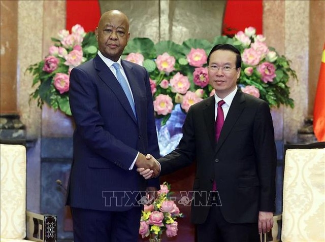 Presidente vietnamita recibe a dirigente del gobernante Partido de la Revolución de Tanzania
