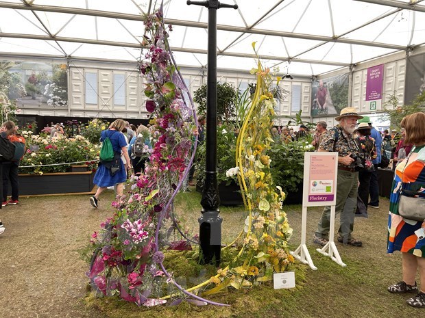 Vietnam obtiene por primera vez premio en Exhibición Floral de Chelsea