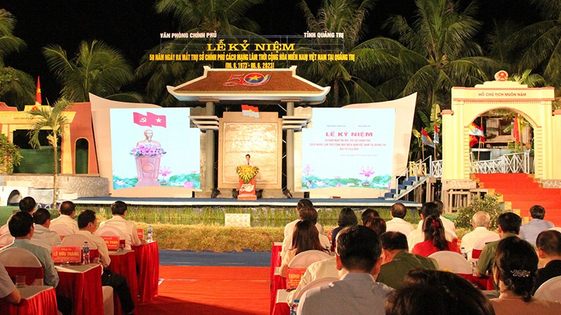 Conmemoran 50 años del establecimiento de la sede del Gobierno Revolucionario Provisional en Quang Tri