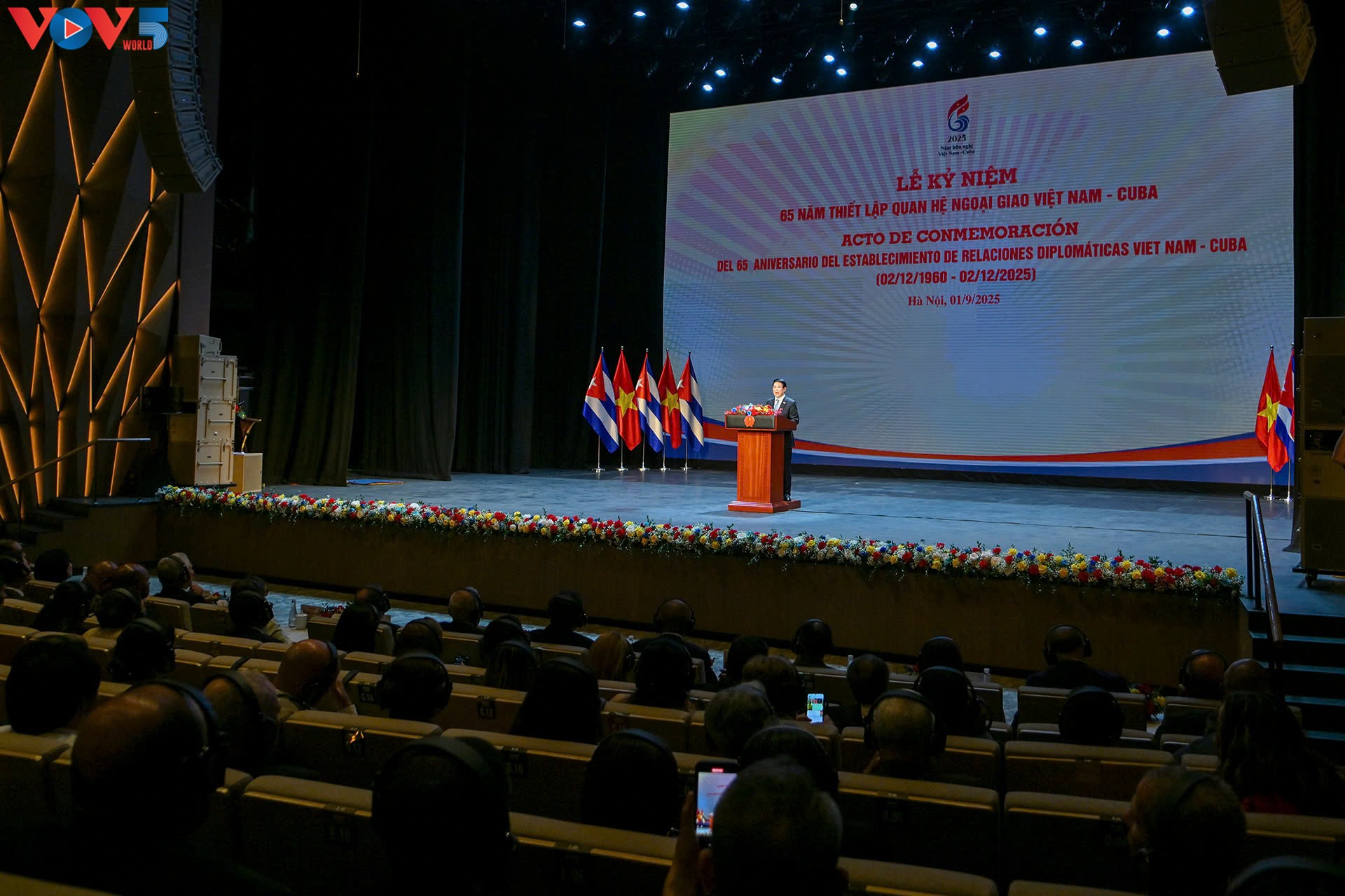 Celebran en Hanói el acto de conmemoración de los 65 años de relaciones diplomáticas entre Vietnam y Cuba