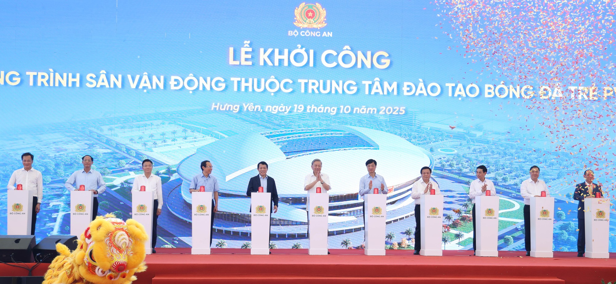 Comienza en Hung Yen la construcción de un estadio con 60.000 asientos