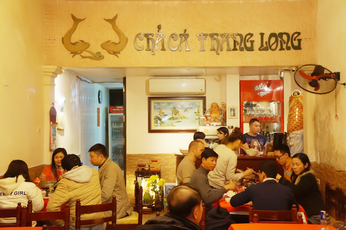 Ikan panggang Cha Ca La Vong-Masakan yang enak
