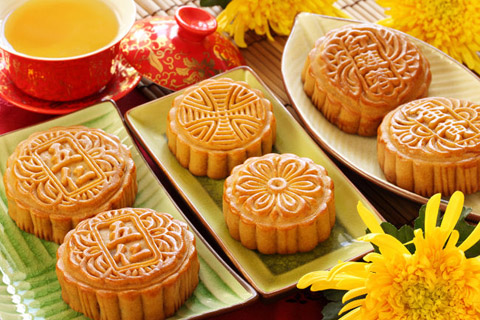 Kue bulan buatan Vietnam