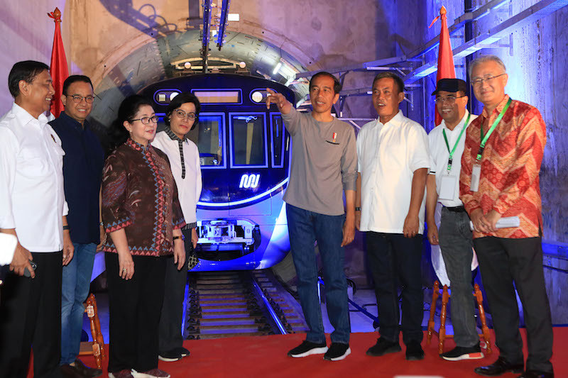 MRT memecahkan impian buruk “kemacetan lalu lintas”di Ibukota Jakarta