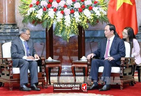 Чан Дай Куанг принял министра промышленности и внешней торговли Малайзии