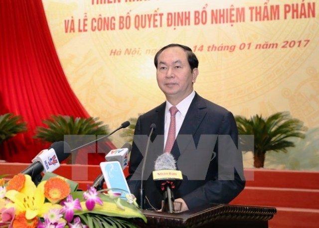 Чан Дай Куанг принял участие в конференции по постановке задач судебной системы страны на 2017 год