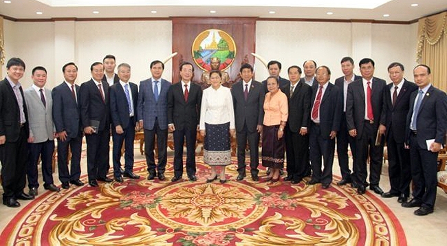 Пани Ятхоту высоко оценила темп строительства нового здания парламента Лаоса