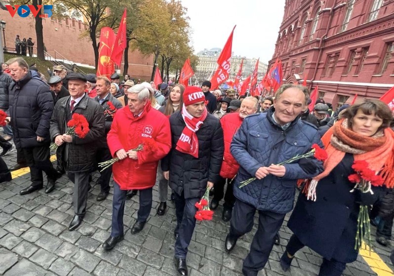 Митинг, посвященный 105-й годовщине Великой Октябрьской социалистической революции