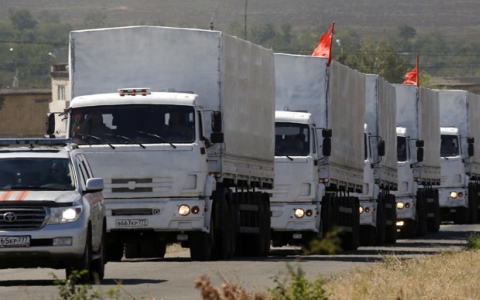 รัสเซียและยูเครนเห็นพ้องกันที่จะทำการตรวจสอบขบวนรถบรรเทาทุกข์