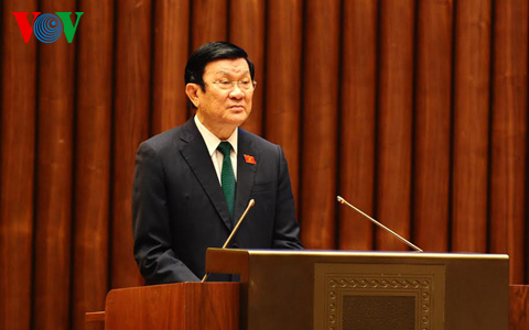 ประธานประเทศยื่นหนังสือเกี่ยวกับการให้สัตยาบันอนุสัญญาสหประชาชาติว่าด้วยสิทธิของมนุษย์ต่อรัฐสภา