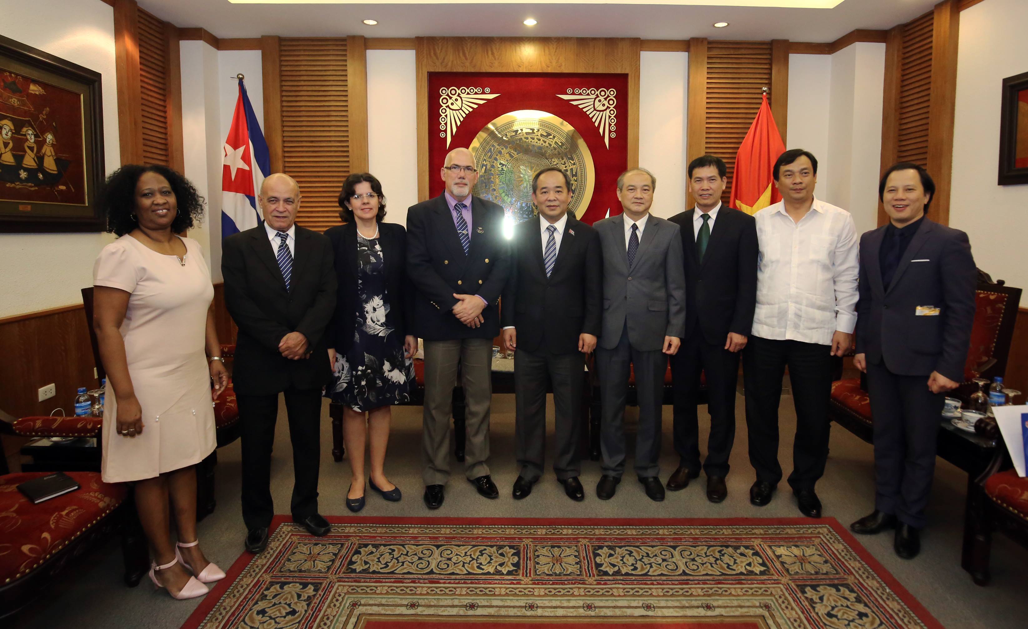 เวียดนามและคิวบาขยายความร่วมมือด้านการกีฬา