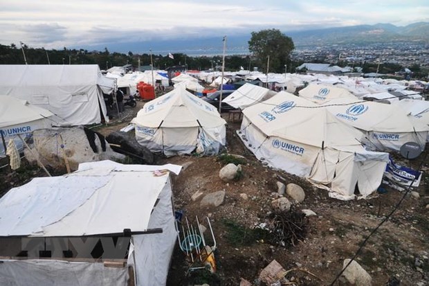 พิธีรำลึกผู้ประสบภัยจากเหตุแผ่นดินไหวและคลื่นสึนามิที่ประเทศอินโดนีเซีย