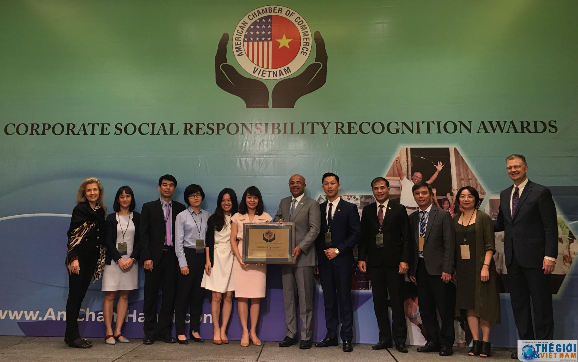 สถานประกอบการ 34 แห่งรับรางวัล CSR ของ AmCham