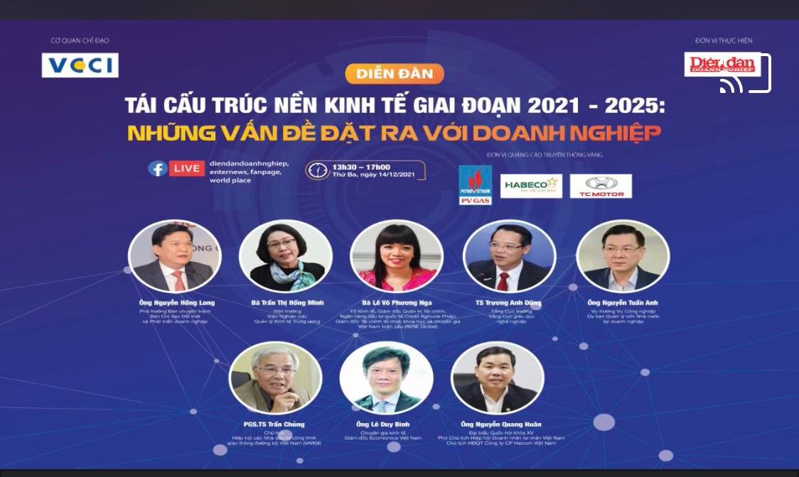ฟอรั่มปฏิรูปโครงสร้างของเศรษฐกิจระยะปี 2021-2025: ปัญหาที่สถานประกอบการต้องเผชิญ