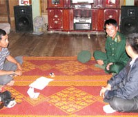 ประสิทธิภาพของรูปแบบการผูกมิตรเขตชุมชนเวียดนาม ลาว