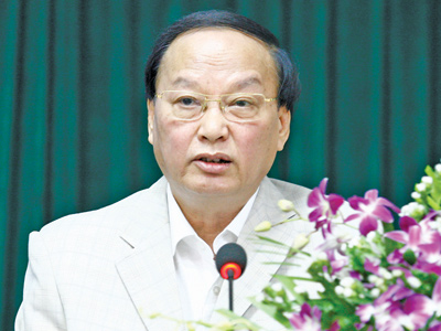 การประชุมกับจังหวัดต่างๆทางภาคเหนือเกี่ยวกับการผลักดันการศึกษาและปฏิบัติตามแบบอย่างคุณธรรมของประธานโฮจิมินห์