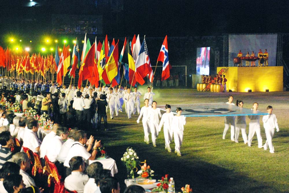 เปิดงานมหกรรมนานาชาติศิลปะป้องกันตัวเวียดนามครั้งที่๔