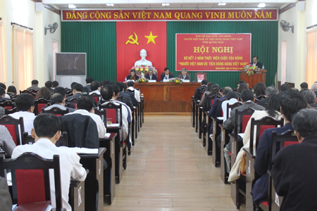 สรุปผล๓ปีการปฏิบัติการรณรงค์“ชาวเวียดนามให้ความสนใจใช้สินค้าเวียดนาม”