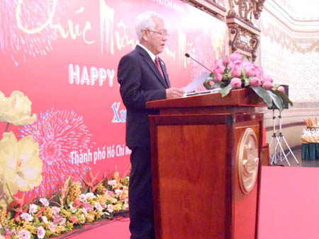 พบปะสังสรรค์สำนักงานตัวแทนต่างประเทศในโอกาสเทศกาลตรุษเต๊ตปีมะเส็ง