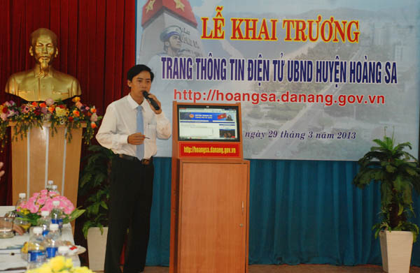 เปิดเว็บไซด์เกี่ยวกับอธิปไตยเหนือหมู่เกาะHoàng Sa หรือพาราเซล