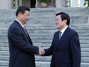 งานแถลงข่าวเรื่องความสำเร็จในการเดินทางไปเยือนจีนของประธานประเทศเวียดนามเจืองเติ้นซาง