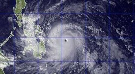 พายุไต้ฝุ่นไห่เยี่ยน พัดกระหน่ำเข้าฟิลิปปินส์