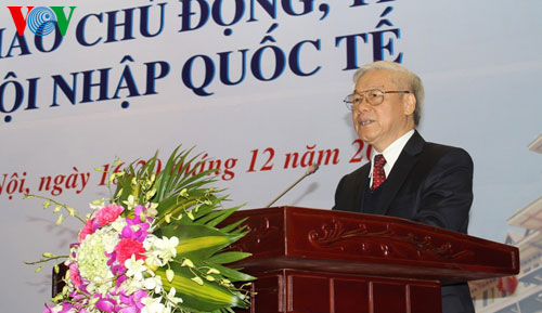 การทูตเวียดนามเดินหน้าในการผสมผสานเข้ากับโลกในเชิงรุกอย่างแข็งขัน