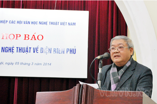 รายการ“การเดินทางกลับเดียนเบียนฟู”เริ่มต้นให้แก่กิจกรรมศิลปะในโอกาสรำลึกครบรอบ๖๐ปีชัยชนะเดียนเบียนฟู