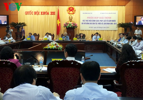 ปฏิบัตินโยบายและกฎหมายเกี่ยวกับการแก้ปัญหาความยากจนต่อชนกลุ่มน้อย