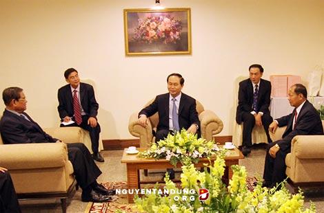 ความร่วมมือระหว่างกองกำลังตำรวจ มหาดไทยและความมั่นคงเวียดนาม กัมพูชา และลาว