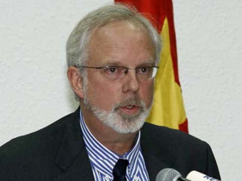 ท่านเจืองเติ๊นซางประธานประเทศเวียดนามได้ให้การต้อนรับนายเดวิดแชร์ เอกอัครราชทูตสหรัฐ