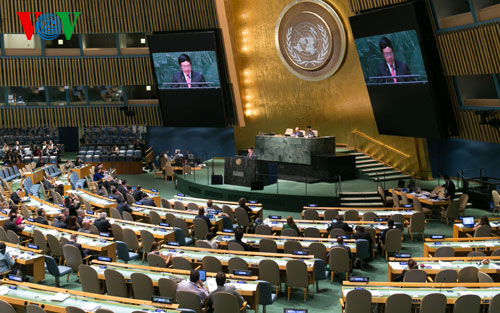 การเคารพกฎหมายสากลเป็นพื้นฐานเพื่อค้ำประกันสันติภาพและการพัฒนาอย่างยั่งยืน