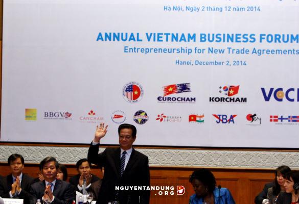 เปิดฟอรั่มนักธุรกิจเวียดนามประจำปี๒๐๑๔