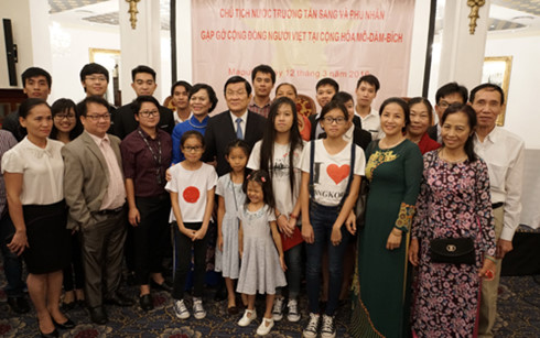 chu tich nuoc tro chuyen voi cong dong nguoi viet tai mozambique hinh 0