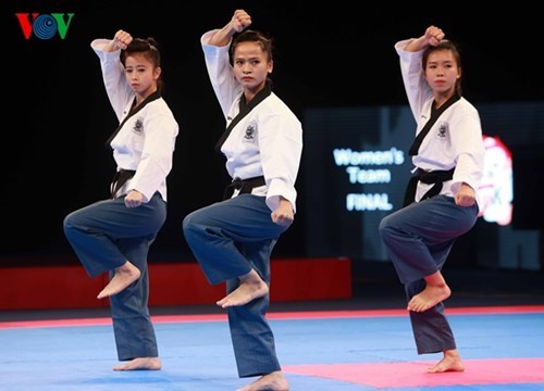 เวียดนามคว้าสองเหรียญทองเทวันโดในการแข่งขันซีเกมส์ครั้งที่ ๒๘