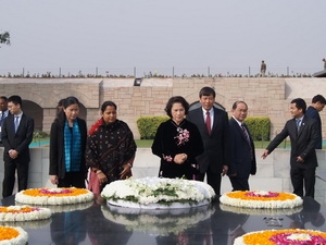 សកម្មភាពរបស់អនុប្រធានរដ្ឋសភាលោកស្រី Nguyen Thi Kim Ngan នៅឥណ្ឌា