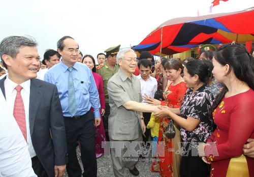 អគ្គលេខាបក្សកម្មុយនិស្ត អញ្ជើញទៅបំពេញទស្សនកិច្ចការងារនៅខែត្រ  Hung Yen