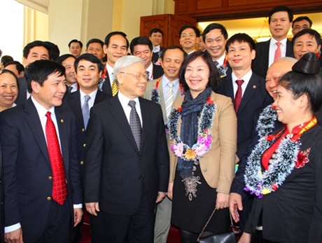 អគ្គលេខាបក្សកម្មុយនិសវៀតណាម៖កសាងអង្គភាពអាជីវកម្ម ខ្លាំងដើម្បីផលប្រយោជន៍របស់ប្រទេសជាតិនិងប្រជាជន។