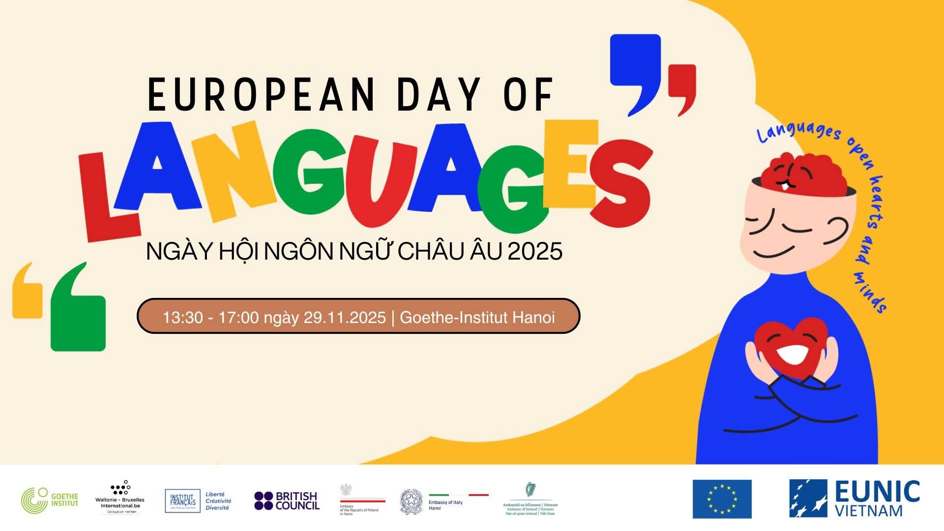 14ᵉ Journée européenne des langues: quand les langues rapprochent les cœurs et les esprits