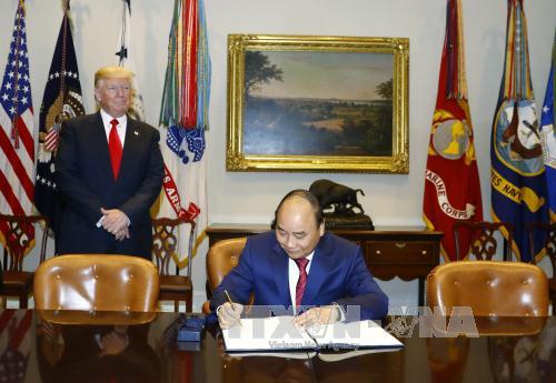 សាធារណៈមតិអន្តរជាតិវាយតម្លៃវិជ្ជមានស្ដីពីដំណើរទស្សនកិច្ច របស់នាយករដ្ឋមន្រ្តីលោក Nguyen Xuan Phuc