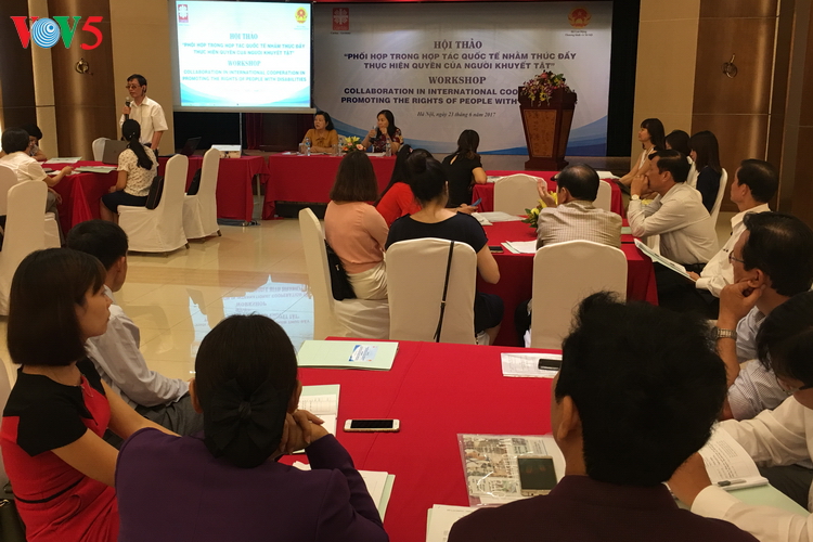 សហប្រតិបតិ្តការអន្តរជាតិសំដៅជំរុញសិទ្ធិរបស់ជនពិការ