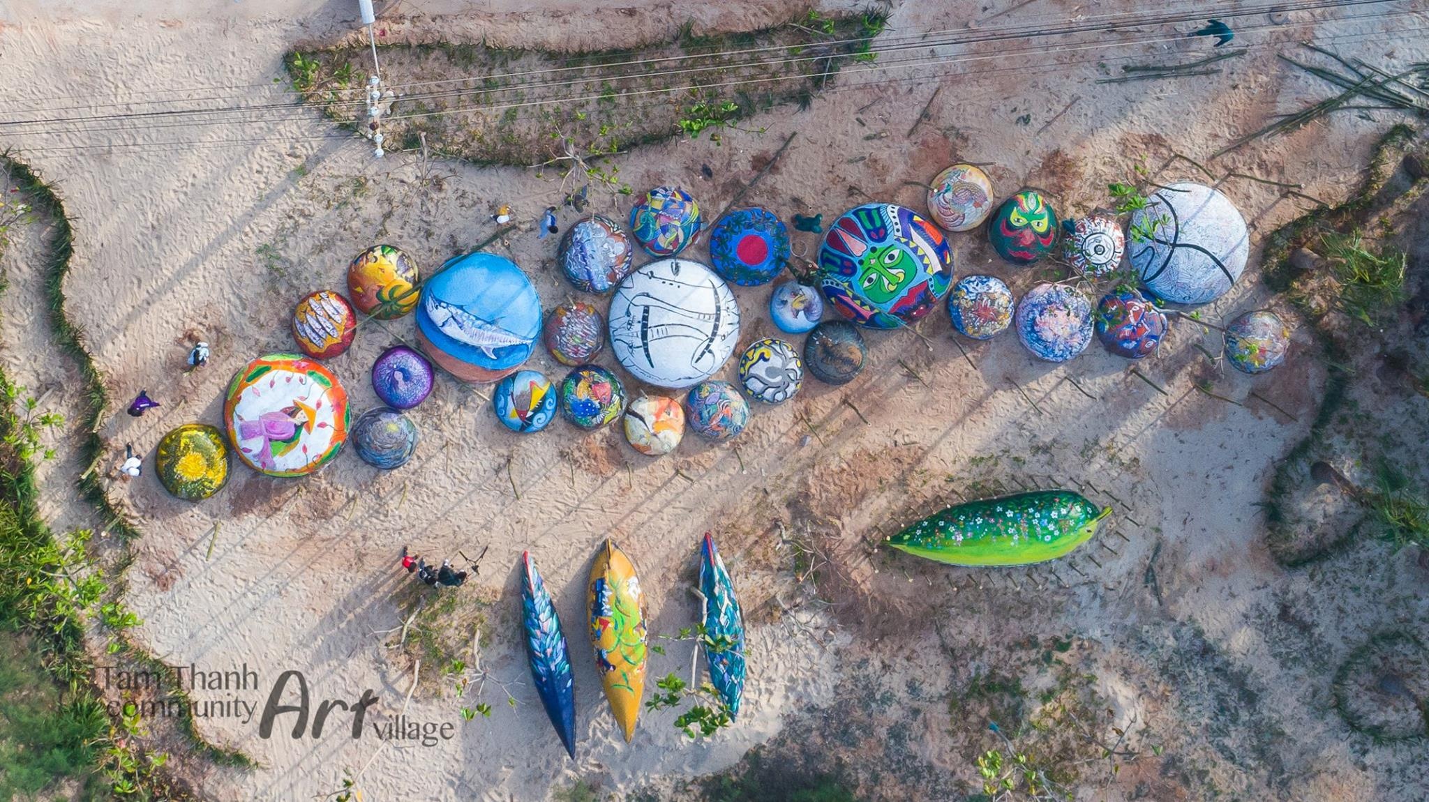 ភូមិសិល្បៈសហគមន៍នៅ Tam Thanh ខេត្ត​Quang Nam