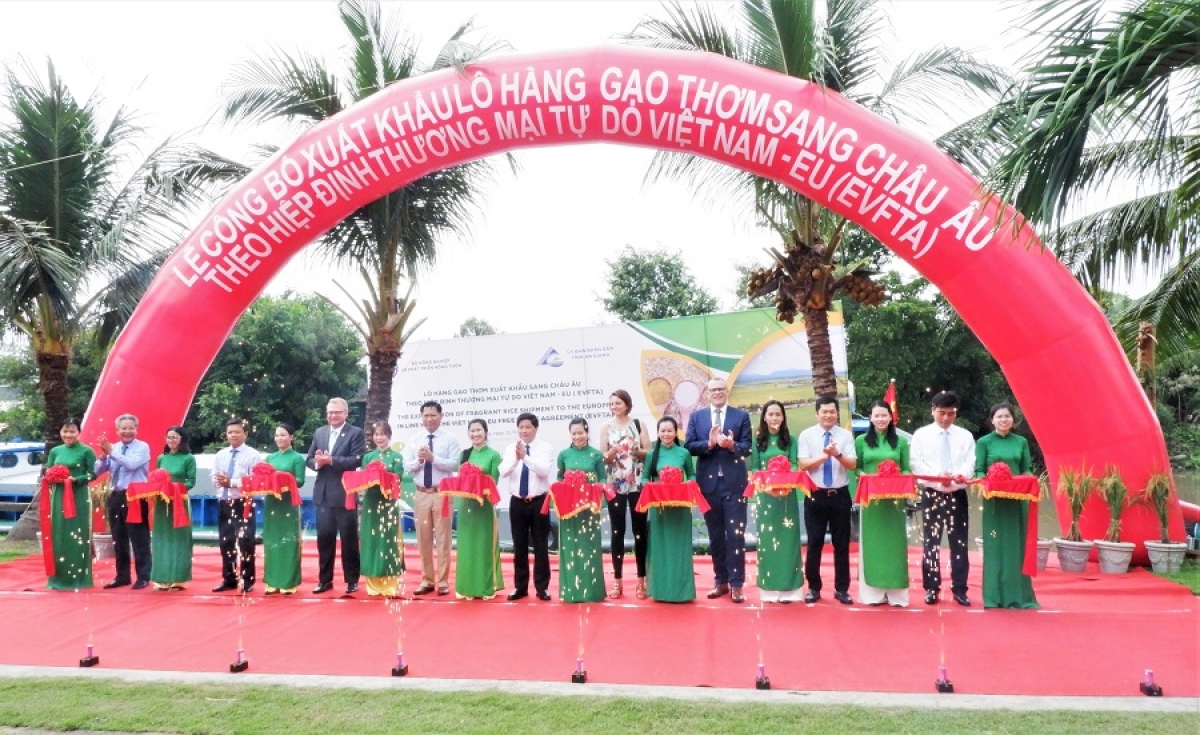 ពិធីប្រកាសការនាំចេញអង្ករក្រអូបជាលើកដំបូងទៅកាន់អឺរ៉ុប