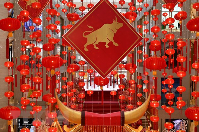 ប្រជាជននៅតំបន់អាស៊ីទទួលអំណរពិធីបុណ្យចូលឆ្នាំថ្មីប្រពៃណី ឆ្នាំឆ្លូវត្រីស័ក ២០២១