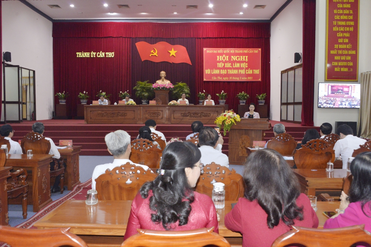 ប្រធានរដ្ឋសភា លោកស្រី Nguyen Thi Kim Ngan៖ កសាងទីក្រុង Can Tho ទៅជាទីក្រុងស្នូលនៃតំបន់ដីសណ្ដទន្លេ Cuu Long
