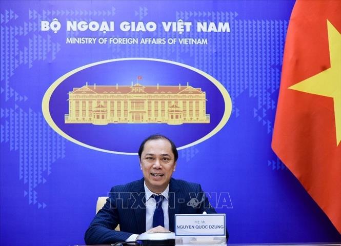 អនុរដ្ឋមន្រ្តីការបរទេសវៀតណាមលោក Nguyen Quoc Dung ជួបពិភាក្សាការងារតាមប្រព័ន្ធវីដេអូជាមួយរដ្ឋលេខាធិការក្រសួងការបរទេសអាល្លឺម៉ង់