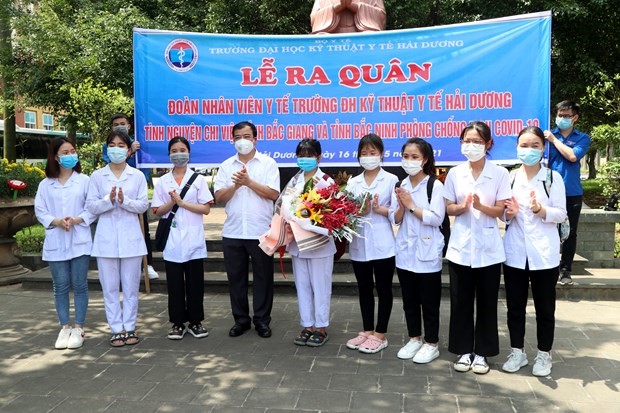 ជួយឧបត្ថម្ភខេត្ត Bac Giang និងខេត្ត Bac Ninh ដើម្បីប្រយុទ្ធ​ប្រឆាំង​ជំងឺរាតត្បាតកូវីដ ១៩